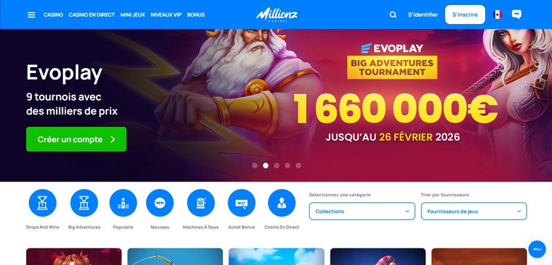 Découvrez les avantages du millionz casino en ligne pour les joueurs français à France